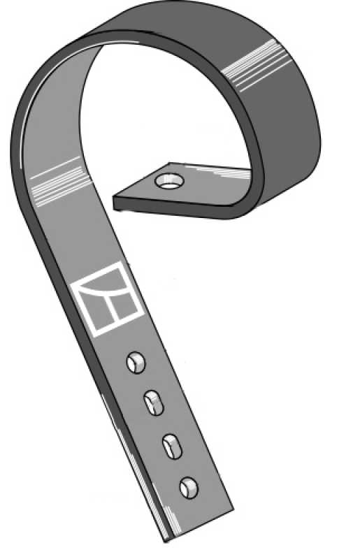 Dent traînée 80 x 10 mm – Väderstad Crossboard