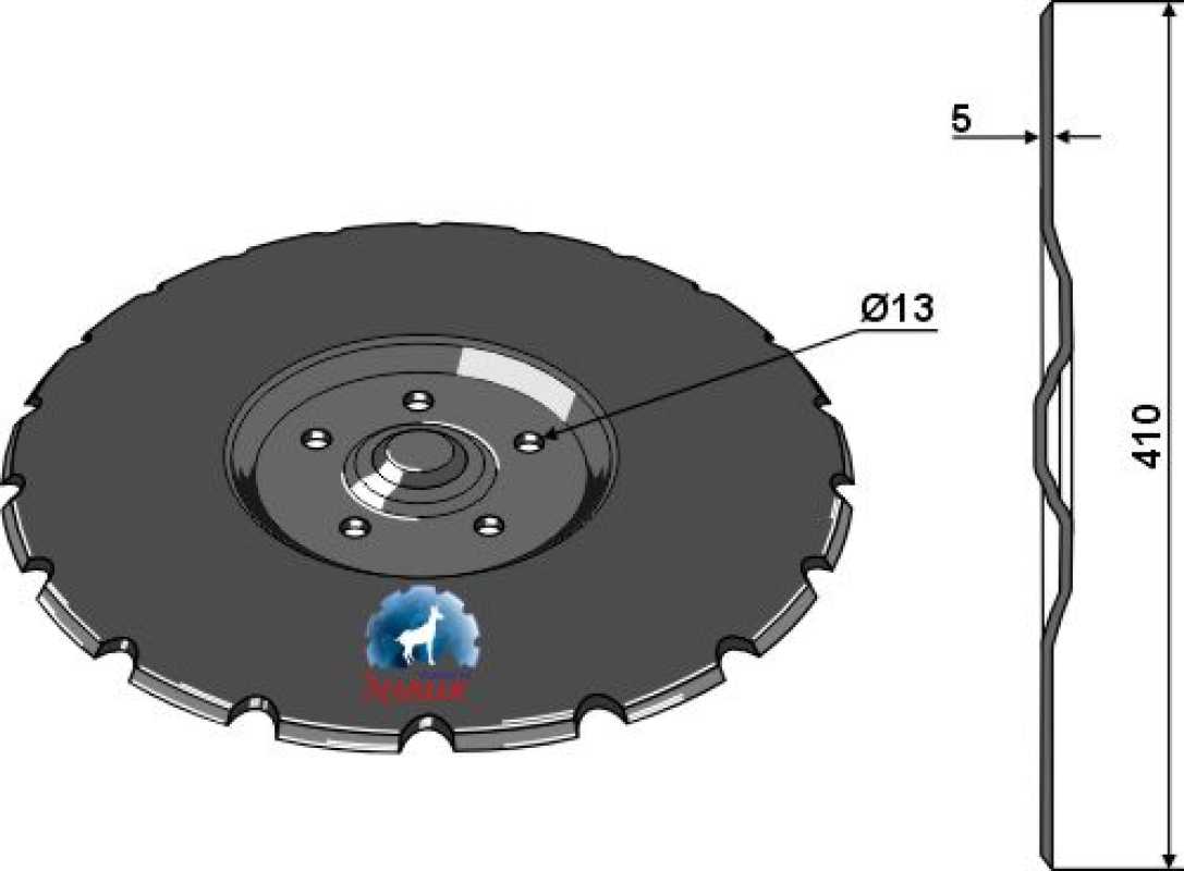 Disque semeur Ø410 x 5 mm – Väderstad Tempo