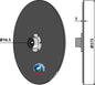 Disque semeur Ø375 x 3 mm complet – Maschio / Gaspardo MT / MTR