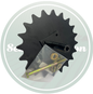 Roue de fermeture crantée Martin-Till