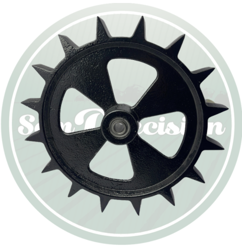 Roue de fermeture en fonte FCrusher