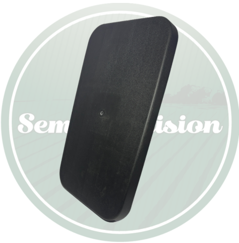 Couvercle de bac à semence John Deere